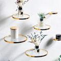 Miniatyrbillede 3 af 5: Moderne vægmonteret plantehylde i smedejern til hjemmet