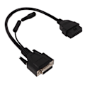 Miniatyrbillede 4 af 8: OBD I Adapterboks Switch Kabling 16-polet Han til 15-polet Hun Bluetooth Konverteringskabel Udskiftning til Launch X431