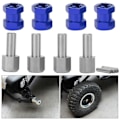 Miniatyrbilde 5 av 8: RC Forlengelses Hjul Hex Hub Driver Adapter Passer for D90 AX10 CC01 SCX10 F350 Blå