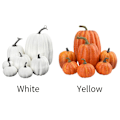 Pikkukuva 4 / 8: 7 kpl Simulaatiopumpun malli keinotekoinen pumppu koristelu Koti pöytä koristelu Thanksgiving ja Halloween