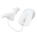 Miniatyrbild 2 av 8: Gaming Mouse USB2.0 4 Justerbar DPI RGB Bakgrundsbelyst Ergonomisk design Optisk sensor Bärbar datormus för spelkontor Hem Vit