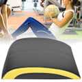 Miniatyrbillede 5 af 8: Bærbar Fitness Sit-up Pad Måtte Talje Træningsudstyr Sort&amp;Gul