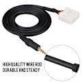 Miniatyrbillede 8 af 8: 3,5 MM AUX Audio Input Radio MP3-afspiller Mobiltelefon Indgangsadapterkabel til Mazda 3/6