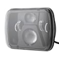 Miniatyrbilde 2 av 8: H4 7 tommers LED firkantet frontlys Høy lysstyrke 12‑24V Frontlykt Passer for Wrangler YJ