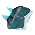Miniatyrbilde 4 av 8: Hestefluemask Allround Mesh Andas Fluemask Elastisk UV-beskyttelse Hest Ansiktsmaske med Ører Blå L 45x54cm / 17,7x21,3in