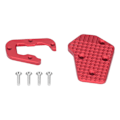 Miniatyrbillede 3 af 8: Motorcykel Bagbremsepedal CNC Aluminium Legering Forøgelse Udvidelsesplade Pad Udskiftning til F900XR 2020‑2021 Rød