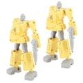 Miniatyrbillede 3 af 8: 2 stk. Transformerende Robotpen Deformation Robotpen Blyant Demonterbar Student Study Stationery Gul