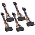 Miniatyrbillede 8 af 8: 5 stk. Strømkabeladapter ATX 24pin til 12pin Ledningskonverter 15cm PVC Kobber til Stationær Computer