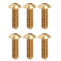 Pikkukuva 7 / 8: 50 kpl kuusiokolokantaiset ruuvit puoliksi pyöreällä päällä puhdas kupari Kiinnitys Tarvikkeet Kiinnitys M4 x 12 mm