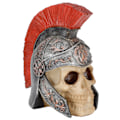 Miniatyrbillede 1 af 8: Harpiks Soldat Skalle Modellering Statue Skelet Skulptur Hjem Desktop Dekoration Ornament Gave
