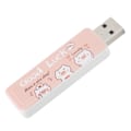 Miniatyrbillede 6 af 8: USB2.0 PushPull Flashdrev Hukommelse Firmagavel Bil Computer Tilbehør (Lykkegris 128GB)