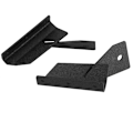 Miniatyrbilde 3 av 8: 1 Par Bil A-Pillar Vindusskjermmontert LED Arbeidslysstangbrakett for Jeep Cherokee XJ
