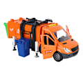 Miniatyrbillede 4 af 8: Affaldsbil model Sanitetsbil Diecast model legetøjsbiler til børn