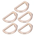 Miniatyrbild 6 av 8: 5 st D-ringar Zinklegering Robust Hållbar Multifunktionell Bred Användning Metall D-ringar för Väska Ryggsäck Bälte Guld