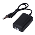 Miniatyrbilde 2 av 8: USB-lader tilbehør Passer for WLtoys 144001 1/14 firehjulsdrevet RC-bil i legering (144001-1374)