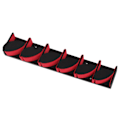 Miniatyrbilde 8 av 8: Vertikal Fiske Stang Holder Veggmontert Plassbesparende Nylon Fiske Stang Oppbevaringsstativ for Fiskeentusiaster