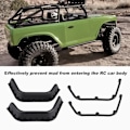 Pikkukuva 6 / 8: Kaukosäätimen ajoneuvon lisävarusteet Fender Flares Axial SCX10 / Gelande II D90 RC-autolle