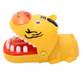 Miniatyrbillede 8 af 8: Push Teeth Biting Game Barn Sjov Sød Tegneserie Tigerformet Fingerbit Legetøj til Feriefest Gul