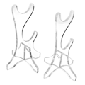 Miniatyrbild 5 av 8: 2st Sword Stand Akryl Stabil Lätt att installera Unikt multifunktionellt displayställ för Wand Hem Vardagsrum Transparent
