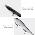 Miniatyrbilde 7 av 8: 1. Lang Hale Fiske Kunstagn Levende Naturlig Liknende Minnow Lokker Fiskeutstyr (A)