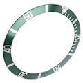 Miniatyrbillede 5 af 8: Professionelt armbåndsur Bezel Insert Loop Udskiftning Watch Bezel Insert Ring Tilbehør Grøn