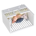 Miniatyrbild 3 av 8: 1:12 Dockhussäng gör-det-själv-miniatyrdockhus Miniatyrsäng i trä Babydocksäng för dockhusrum