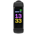 Miniatyrbillede 2 af 8: Sportsarmbåndsur Multifunktionel Skridttæller Smartband Sund Fitness Management USB-opladning Sort