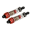 Pikkukuva 2 / 8: 2 kpl 76 mm RC-auton hydraulinen iskunvaimennin alumiiniseosöljyiskunvaimennin SCY 16101 16102 16103 16201 1/16 RC-autolle Punainen