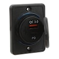 Pikkukuva 3 / 8: 18W PD-auton latausadapteri pistorasia QC3.0 USB pikalataus universaali tulolle 12‑24V auto RV sähkölaitteet