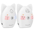 Miniatyrbillede 2 af 8: Digital Audio Baby Monitor Bærbar Trådløs To-vejs Spædbarnsmonitor med Natlys (EU Stik Audio Monitor)
