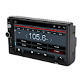 Miniatyrbillede 2 af 8: 7 tommer Bilradio Stereo 1Din Touchscreen WiFi Navigation Bluetooth USB med RDS Bakkamera til Android 9.1 1+16GB