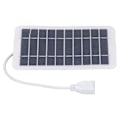 Miniatyrbilde 4 av 8: Solcellepanel Bærbar Utendørs Solcellelader for Kamera Mobiltelefon Mobil Power Pack 2W 5V