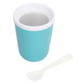 Miniatyrbilde 2 av 8: Slushie Maker Cup uten plugg Rask frysing kopp Hjem DIY Juice Drikker Rør kjølekopp Blå