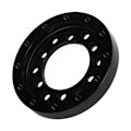 Miniatyrbillede 3 af 8: Ratadapter Sort Plade CNC Aluminiumlegering til Logitech G25 G27 G29 G920 13 14in Rat 73mm/2.87in