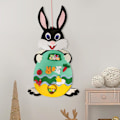 Miniatyrbild 1 av 6: Gör-det-själv påskhare-dekoration Filtkaninprydnader Leksak Hållbar giftfri påskkaninhantverk