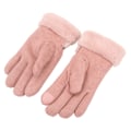 Miniatyrbilde 8 av 8: Rosa USB-oppvarmede hansker Håndvarmere Touch Screen Design Justerbar temperatur for kvinner Ski Gå Ridning