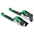 Miniatyrbillede 8 af 8: 2 stk. Motorcykel Brems- og Koblingsgreb Justerbare CNC Aluminium Legering Udskiftning til YAMAHA XJ6 DIVERSION 2009‑2015 Grøn