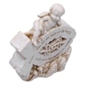 Miniatyrbild 4 av 8: Julkrubba Figurin Vacker Prydnad Premium Resin Perfekt Gåva Robust Hållbar Ängelstaty för Hemmakontor