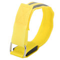 Miniatyrbillede 6 af 8: Reflekterende LED-lys Armbånd Sikkerhedssele med dobbelte lysende striber USB-opladning til udendørs natløb