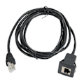 Pikkukuva 5 / 8: Cat5e upotettu kaapeli Universal Cat5e 100M uros naaras Ethernet verkko Paneli asennettava jatkokaapeli