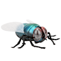 Miniatyrbild 2 av 8: Simulering Insect Fly Toy Infraröd Fjärrkontroll Sensing Portable