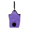 Miniatyrbilde 4 av 8: Hestehø-totebag 600D Oxford Duk Henge Slow Feeder Tote Hestebag Simulerer Beite og Reduserer Avfall Lilla