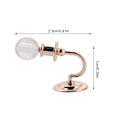 Miniatyrbillede 7 af 8: 2 stk. Alloy Væghængt Lampe Model Dekoration Display Lampe til 1:12 Dukkehuse Tilbehør