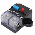 Miniatyrbillede 4 af 8: 12-42 VDC Heavy Duty Bil Auto Reset Inline Kredsløbsafbryder Selvgenoprettende Sikring (200A)
