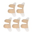 Miniatyrbilde 5 av 8: 5 stk Sticky BH stroppeløs U Form Cup Deep Plunge Silikon Push Up selvklebende BH for kvinner Bryllup Hudfarge D