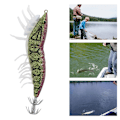 Miniatyrbild 4 av 8: 3g ABS Luminous Squid Hook Artificiell Simulation Räka Fiskebeten Fisketackel Tillbehör 004#