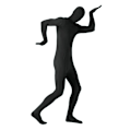 Miniatyrbillede 1 af 8: Helkropsdragt Behagelig åndbar unisex Halloween Cosplay kostumer til kvinder mænd Sort XXL