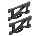 Miniatyrbillede 8 af 8: Forreste og bageste svingarmsæt metalopgraderingsdele til Wltoys 144001 1/14 4WD RC-bil (sort)