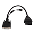 Miniatyrbillede 3 af 8: OBD I Adapterboks Switch Kabling 16-polet Han til 15-polet Hun Bluetooth Konverteringskabel Udskiftning til Launch X431