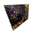 Miniatyrbild 7 av 8: 5 cm orgonitpyramid för positiv energiläkning Kristallpyramidmeditation Orgonitpyramider Chakra Zodiac Energy Generator Vågen
